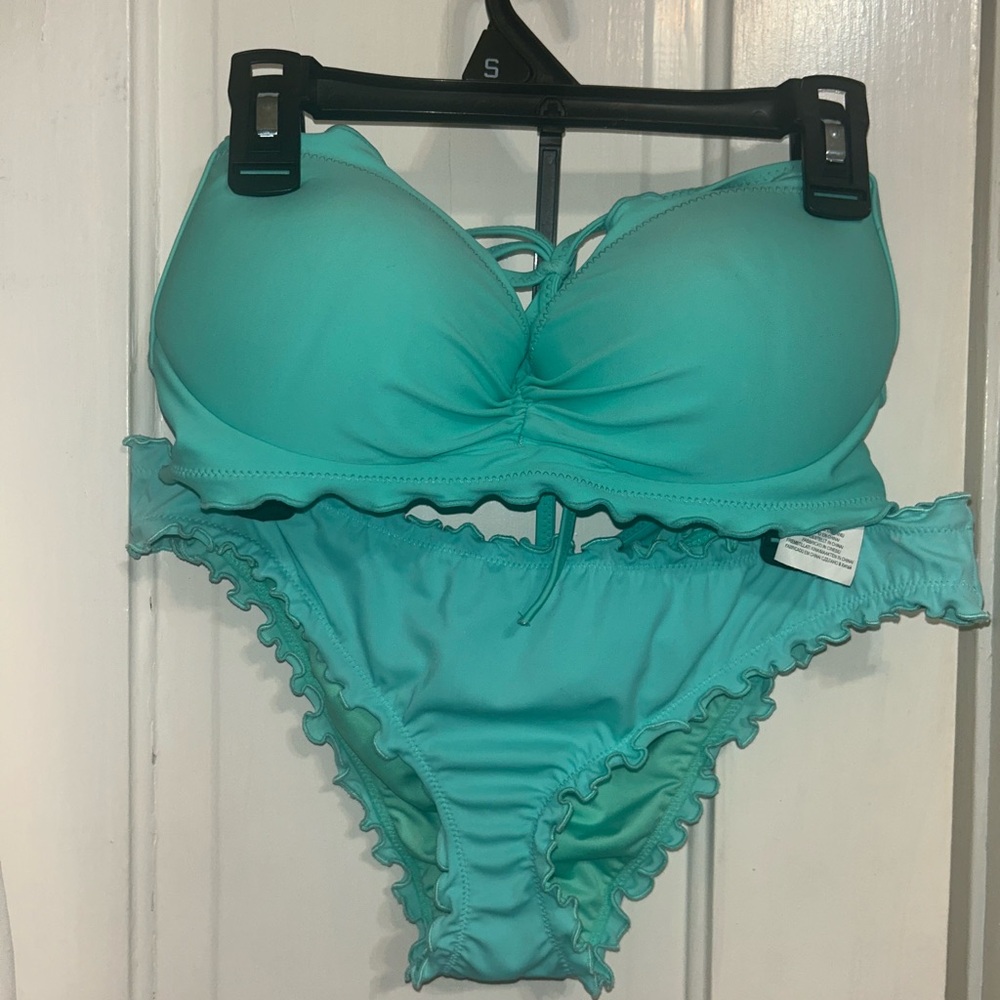 Light blue/ teal bikini